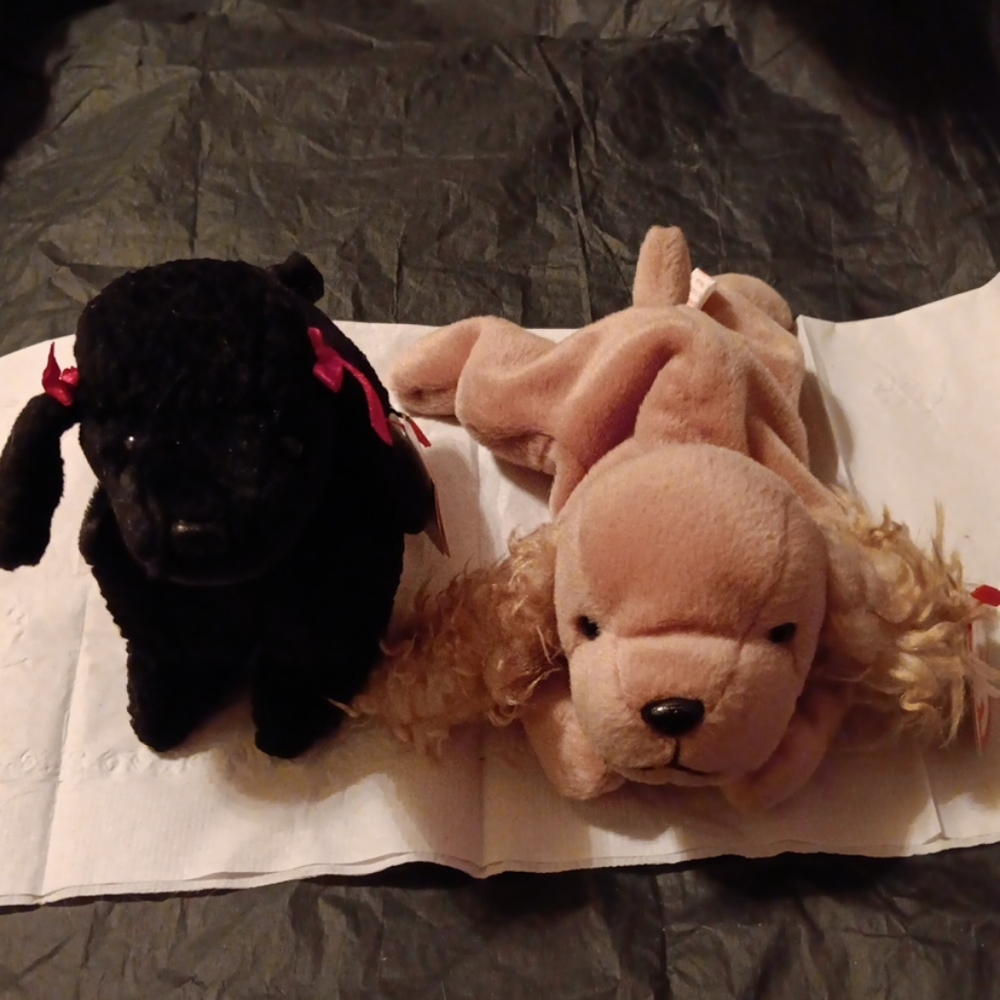 NWT TY BEANIE BABIES GIGI & SPUNKY